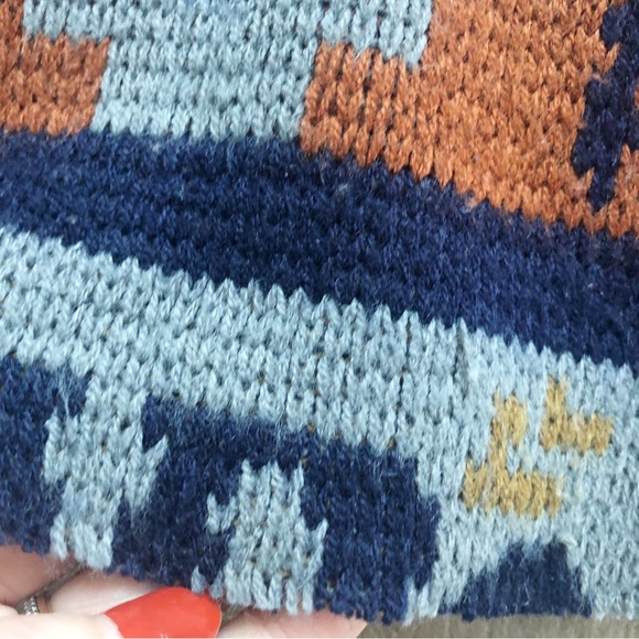 Vintage Cropped Patterned Sweater - Picture 3 of 8